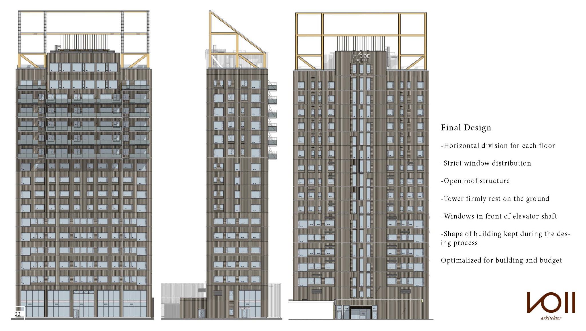 Øystein Elgass est venu présenter la structure bois la plus élevée au monde