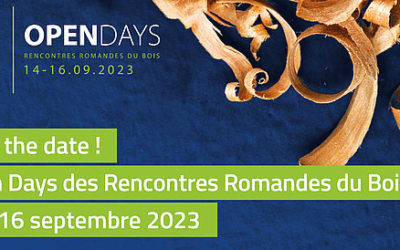 Save the date + Appel à projet – Rencontres romandes du bois &rsquo;23